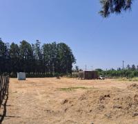 Colinda en dos lados con el camino ya que es parcela esquina y en dos lados con dos parcelas más del mismo condominio.