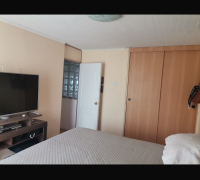 dormitorio remodelado con doble closet