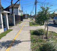 ciclovía  que pasa directamente frente a la propiedad