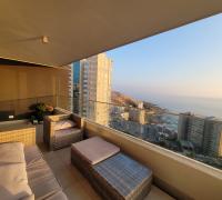 Terraza con vista al mar