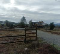 Se vende casa de 54 mts2 construidos y 5.000 mts2 de terreno. La casa consta de 2 dormitorios, dos baños, cocina, living comedor, terraza techada, bodega de 6 mts2, Luz y agua potable, portón de acceso eléctrico, cada parcelero tiene su control remoto, todo el perímetro se encuentra cercado.