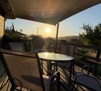 vista atardecer desde la terraza
