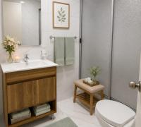 BAÑO EN SUITE CON DORMITORIO PRINCIPAL