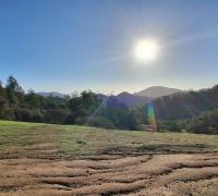 Terreno en la tranquilidad del campo.