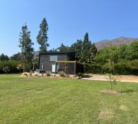 jardín y casa