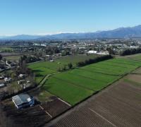 Vista aérea del entorno de Loteo Los Álamos, Rengo