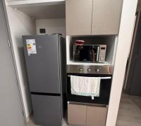 Refrigerador, horno y microondas
