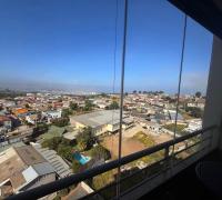Vista a la costa desde la terraza, piso 13