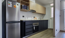 moderna cocina amoblada y equipada