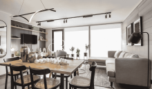 Living y comedor