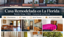 Distribución considera 3 dormitorios, 1 baño, living-comedor, cocina funcional, patio y acceso vehicular. La vivienda ha sido remodelada y se encuentra en muy buenas condiciones. 