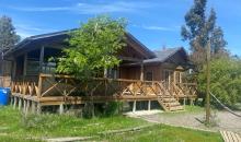 Parcela a cien metros del Embalse los aromos con una cabaña 3 d 2 b y otra cabaña de alojados