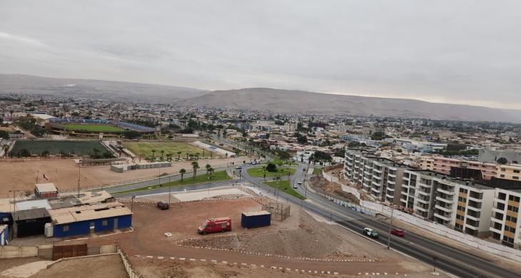 Desde el piso 12 podrás observar gran parte de la ciudad y estadio 