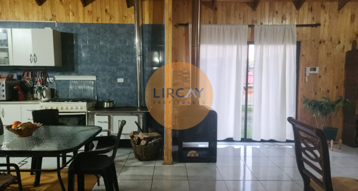 cocina integrada a living comedor