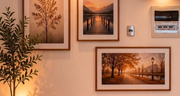 Espacio recibidor del departamento.