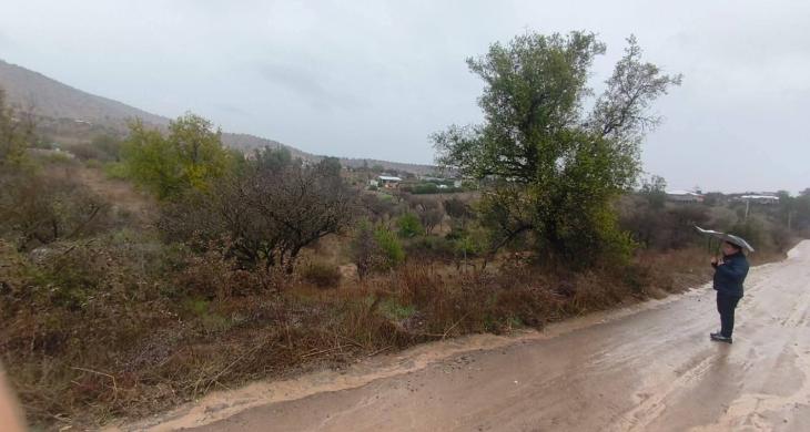 frente del terreno