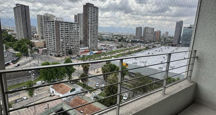 Vista oriente desde el balcón, piso 14